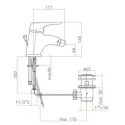 Смеситель FIORE PLANET 37CR3210 хром