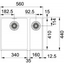 Кухонная мойка FRANKE SID 160 кофе (125.0443.363)