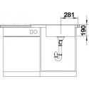 Кухонная мойка BLANCO ZENAR XL 6 S Compact чаша справа, доска стекло клапан-автомат InFino® жасмин гранит 523759