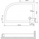 Поддон GROSSMAN GR-119212020L 120х80х15 см для GR-2120L, 4120L