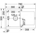 Кухонная мойка FRANKE mrg 611 (114.0198.470) оникс