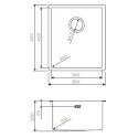 Кухонная мойка OMOIKIRI Taki 38-U/IF-GM (4973106)