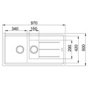 Кухонная мойка FRANKE bfg 651 3,5 вент-авт, оникс 114.0259.962