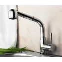 Смеситель WASSERKRAFT Main 4166 с выдвижным изливом хром