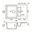 Кухонная мойка OMOIKIRI Sakaime 78-2-GR (4993559)