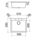Кухонная мойка BARAZZA 1LSO61N