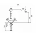 Смеситель ITALMIX NO 0910 BASALT чёрный