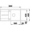 Кухонная мойка BLANCO metra 5 s-f (519100)