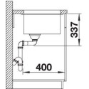 Кухонная мойка Blanco SUBLINE 800-U шампань c отв.арм. InFino (арт.523147)