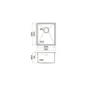 Кухонная мойка OMOIKIRI Taki 38-U/IF-GB (4997016)