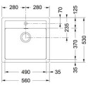 Кухонная мойка FRANKE SID 610 полярный белый (114.0443.343)