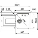 Кухонная мойка FRANKE UBG 611-86 белый (114.0580.492)