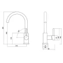 Смеситель EMAR ЕС-3004 Satin