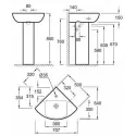 Раковина JACOB DELAFON Odeon Up E4710