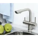 Смеситель WASSERKRAFT A8027 матовый хром