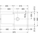 Кухонная мойка FRANKE MRG 611-L сахара (114.0066.675)