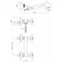 Смеситель FIORE Margot 26CR0612