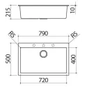 Кухонная мойка BARAZZA 1LSO81N