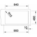 Кухонная мойка BLANCO METRA 9 Silgranit PuraDur 520586 жемчужный без клапана-автомата