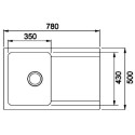 Кухонная мойка FRANKE OID 611-78 оникс (114.0443.359)