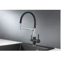 Смеситель GRANULA GR-0083 чёрный