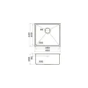 Кухонная мойка OMOIKIRI Taki 49-U/IF-GB (4997018)