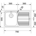 Кухонная мойка FRANKE llx 611 (101.0085.772) полированная левая