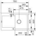 Кухонная мойка FRANKE 114.0280.709 mrg 611 3,5 эксц,обор,графит