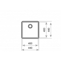 Мойка кухонная TEKA BE LINEA RS15 40.40 (art.115000007)