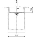 Кухонная мойка FRANKE MRG 610-54 черный матовый (114.0696.194)