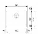 Мойка Franke KBG110-50подстолешницу,-автомат,графит (125.0023.806)