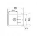 Кухонная мойка FRANKE bfg 611 c (114.0280.833) сахара фрагранит