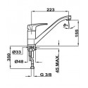 Смеситель TEKA ms1 хром (40911302)