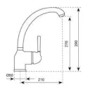 Смеситель KUPPERSBERG gus kg2511 white