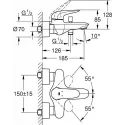Смеситель GROHE Eurostyle 23726LS3 белый
