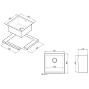 Кухонная мойка SMEG vq40-2