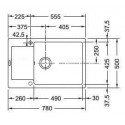 Мойка FRANKE 114.0369.154 FRANKE MRG 611D 3,5 оникс, обрачив., вентиль-а