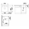 Кухонная мойка BLANCO dalago 5 (518528) серый беж