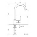 Смеситель ZIGMUND & SHTAIN ZS 0400 топленое молоко