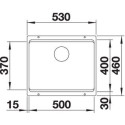 Кухонная мойка BLANCO ETAGON 500-U 522227 антрацит