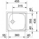 Кухонная мойка FRANKE etn 610 (etx 610) (048.047.000) (101.0009.909)