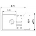 Мойка FRANKE BSG611-62стоп-,белый (114.0391.164)