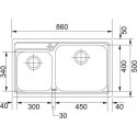 Кухонная мойка FRANKE GAX 620 (101.0017.507)