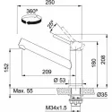 Смеситель FRANKE Orbit нерж.