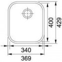 Кухонная мойка FRANKE amx 110-34 (122.0021.444) нерж. сталь