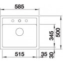 Кухонная мойка BLANCO LEGRA 6 белый (523334)