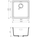 Кухонная мойка OMOIKIRI Kata 40-U-BE (4993394)