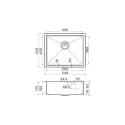 Кухонная мойка OMOIKIRI Kasen 54-16-IN (4997059)