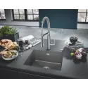Кухонная мойка GROHE K700 серый гранит 31654AT0