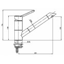 Смеситель для мойки REGINOX GOYA Alaska K700K